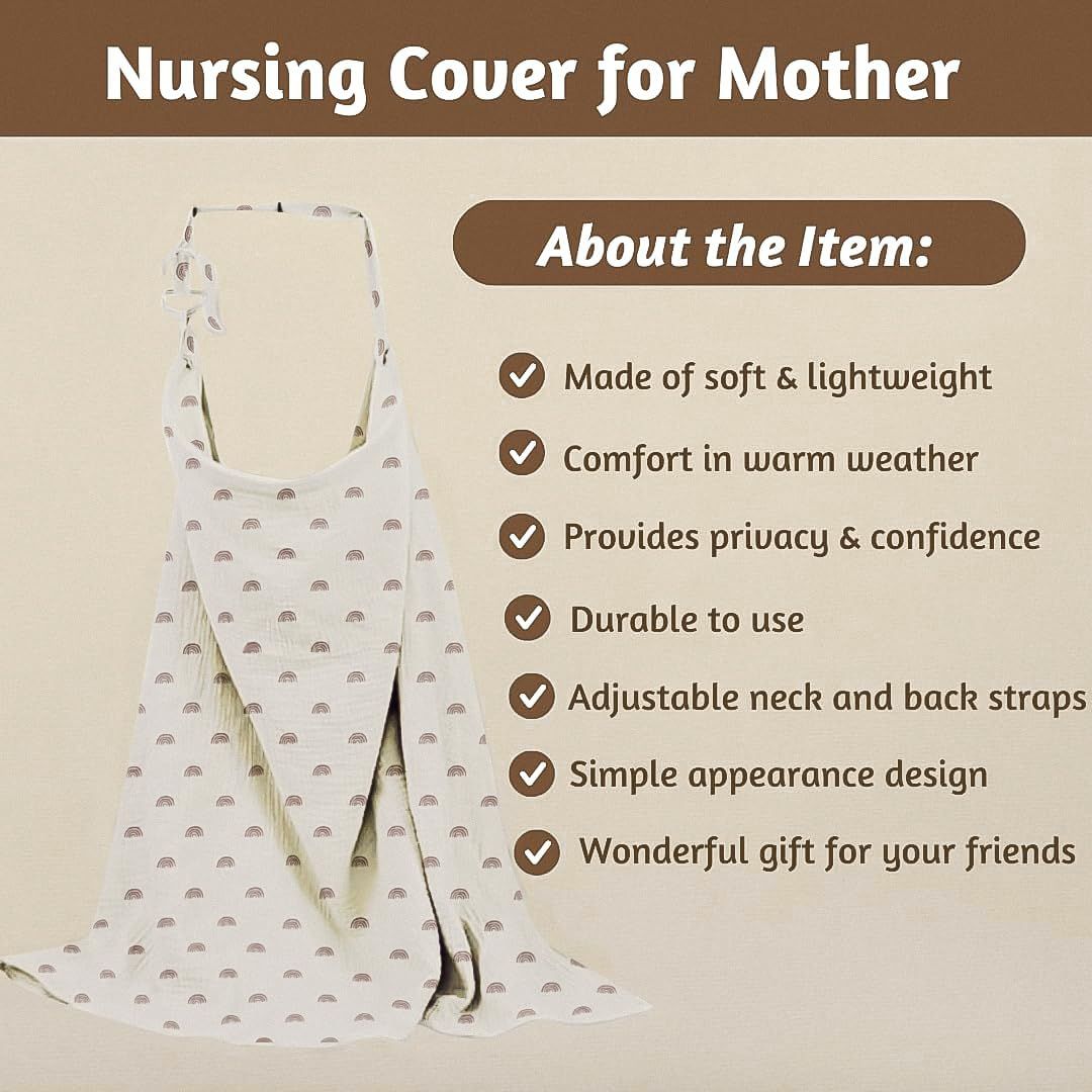 Premium Cotton Nursing Cover – Breathable, Stylish & Multi-Purpose — image 3