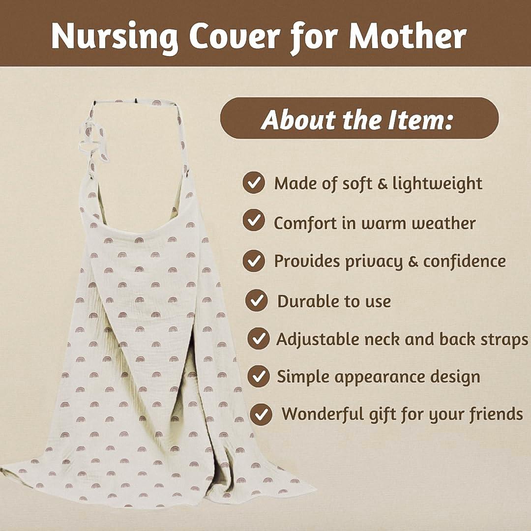 Premium Cotton Nursing Cover – Breathable, Stylish & Multi-Purpose — image 3