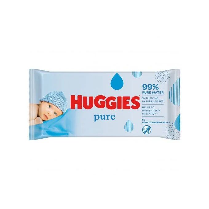 Huggies Pure Baby Wipes - 1 Pack — Wipes — Chikaro