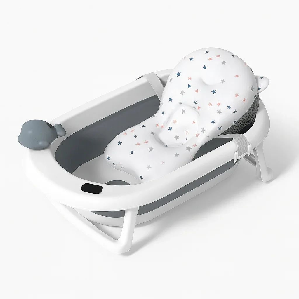 Toimoys 4‑in‑1 Foldable Baby Bath Set — Bath — Chikaro
