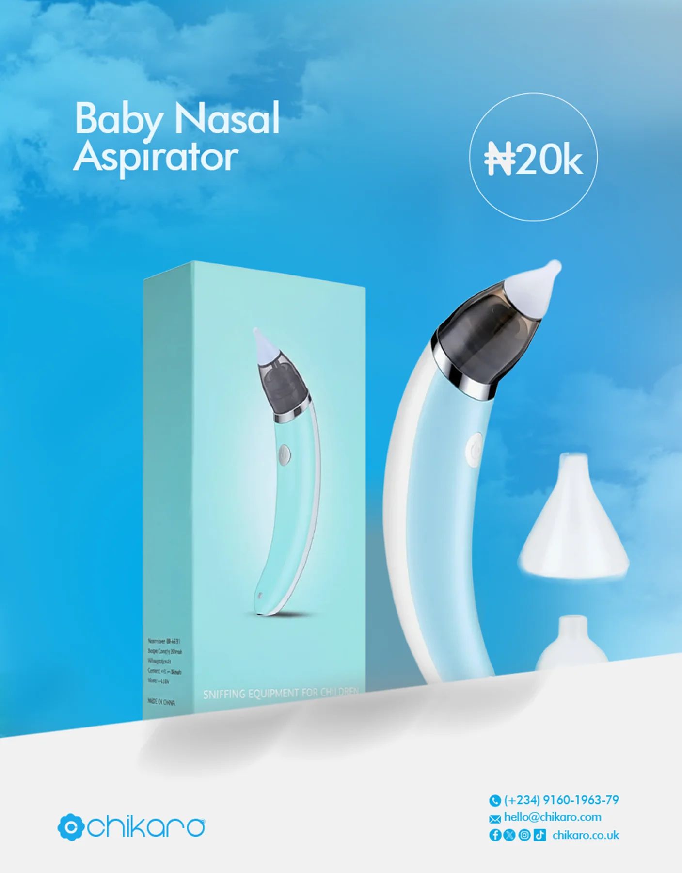 Baby Nasal Aspirator — Health — Chikaro