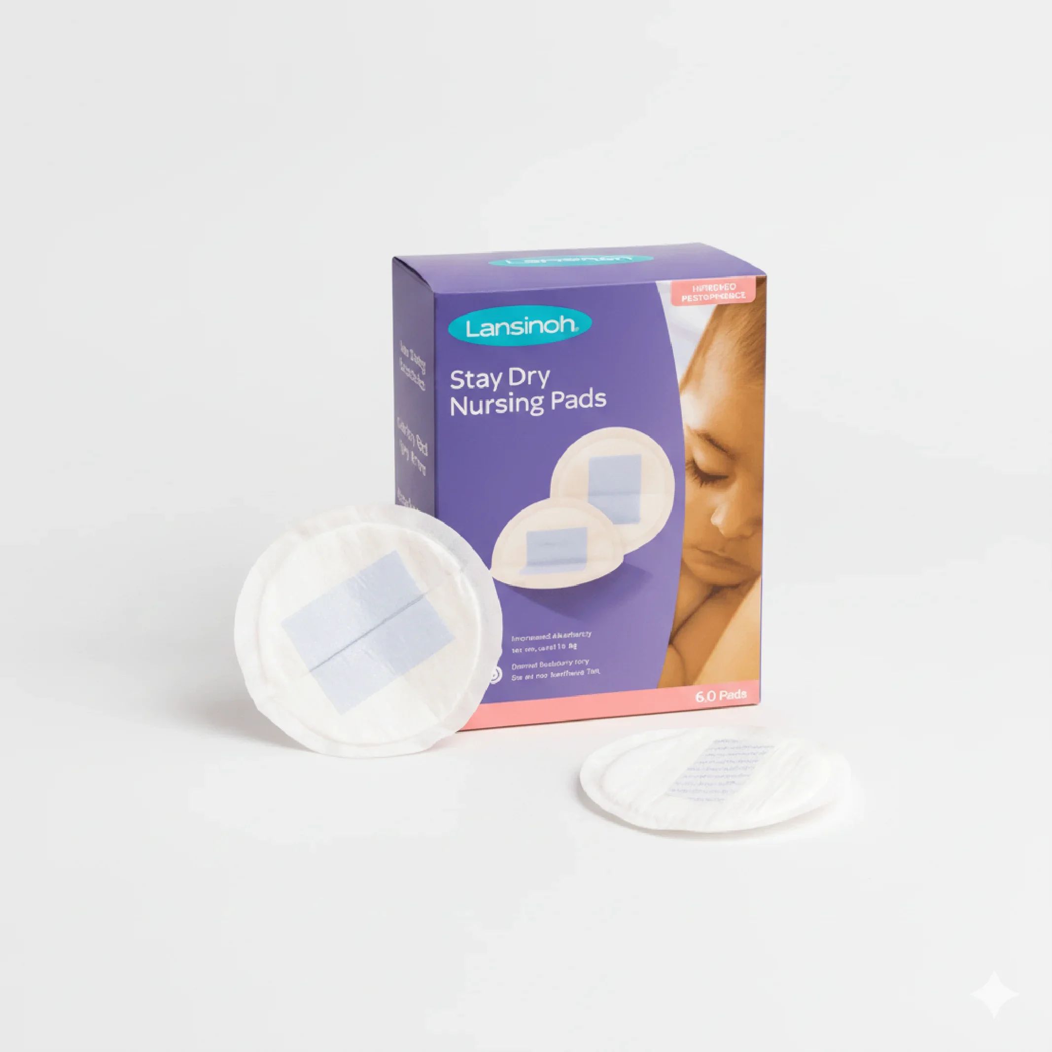 Lansinoh Stay Dry Nursing Pads  4Pk — Nursing — Chikaro