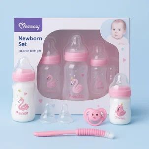 Momeasy Feeding Bottle (Newborn Set) — Feeding — Chikaro