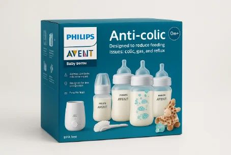 Philips Avent Anti-Colic Feeding Bottle All-in-One Set (Newborn) — Feeding — Chikaro