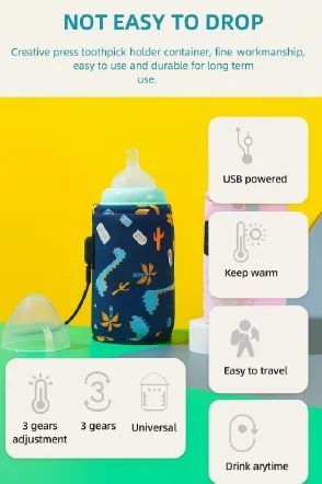 Electric Travel Baby Bottle Warmer — Feeding — Chikaro