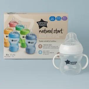 Tommee Tippee 6x260ml Natural Start Baby Feeding Bottles — Feeding — Chikaro