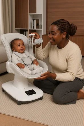 Master Deluxe 360 Multifunctional Swing, Bassinet & Rocker Cradle — Strollers — Chikaro