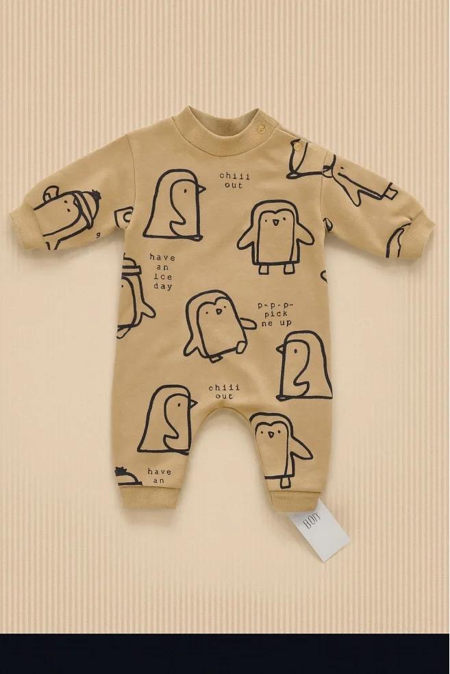 Soft Cotton Baby Romper – 0-3, 3-6, 6-9 months. Comfort & Style for Little Ones — image 1