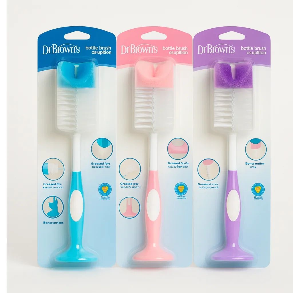 Dr Brown's Baby Bottle Brush | Bottle Cleaner Kit for Mom-12000 naira each — Feeding — Chikaro