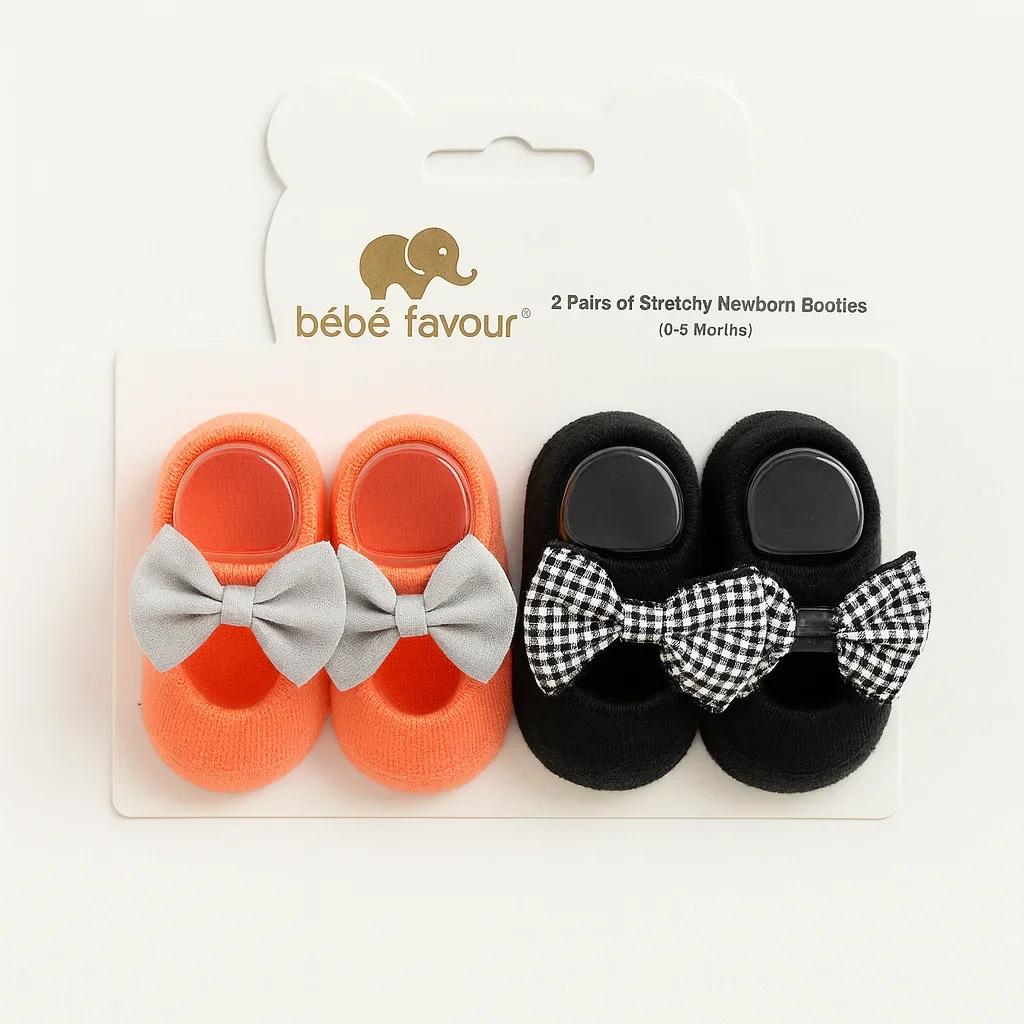 Bebe Favour Baby Socks, 0-9 Months – Warmth & Comfort for Little Feet — image 1