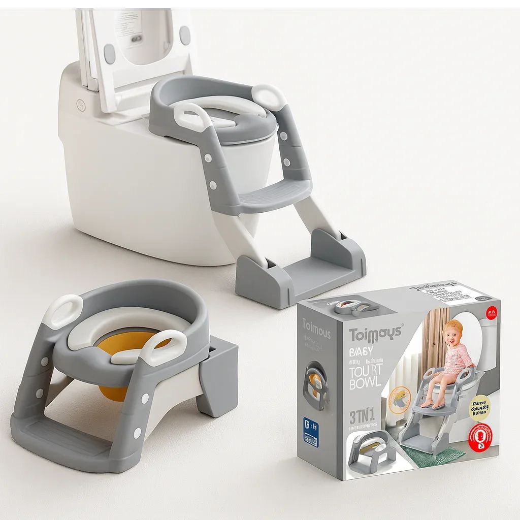 Toimoys Multifunctional Baby Toilet Potty with Ladder – Toddler Training Seat — Toddler Essentials — Chikaro