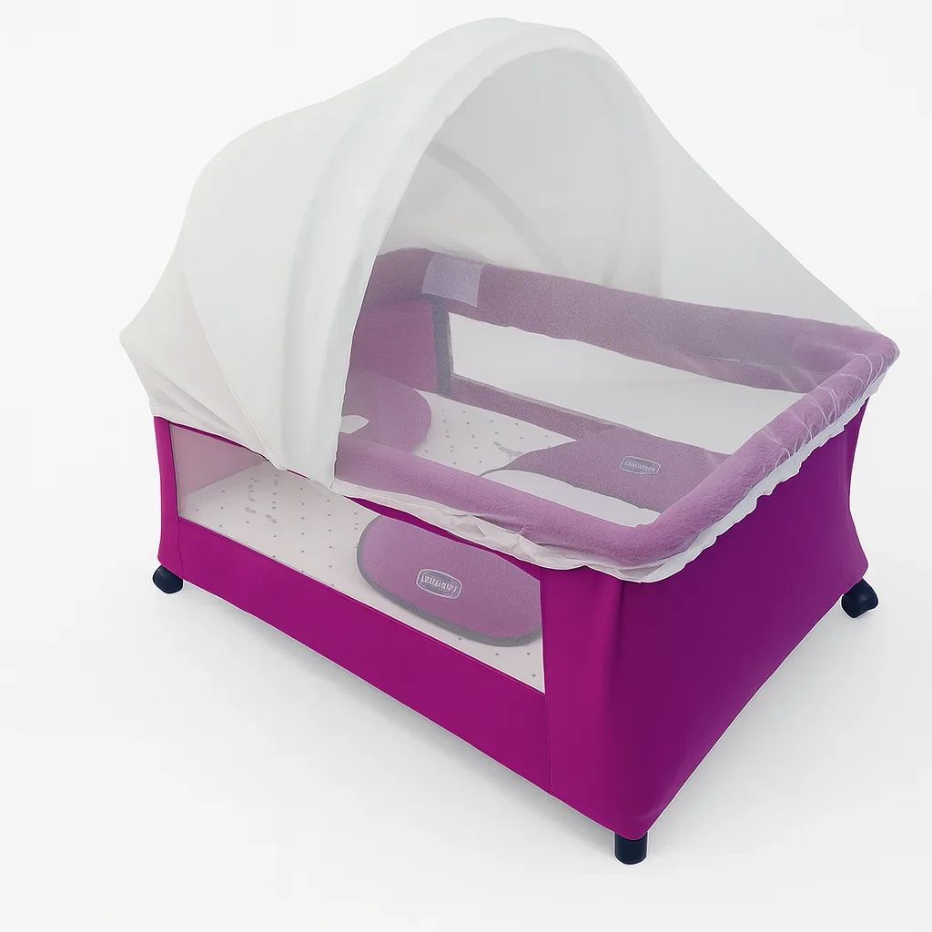 Stemme Baby Cocoon Bed with Net – Secure, Breathable & Portable Sleep Solution — Nursery — Chikaro