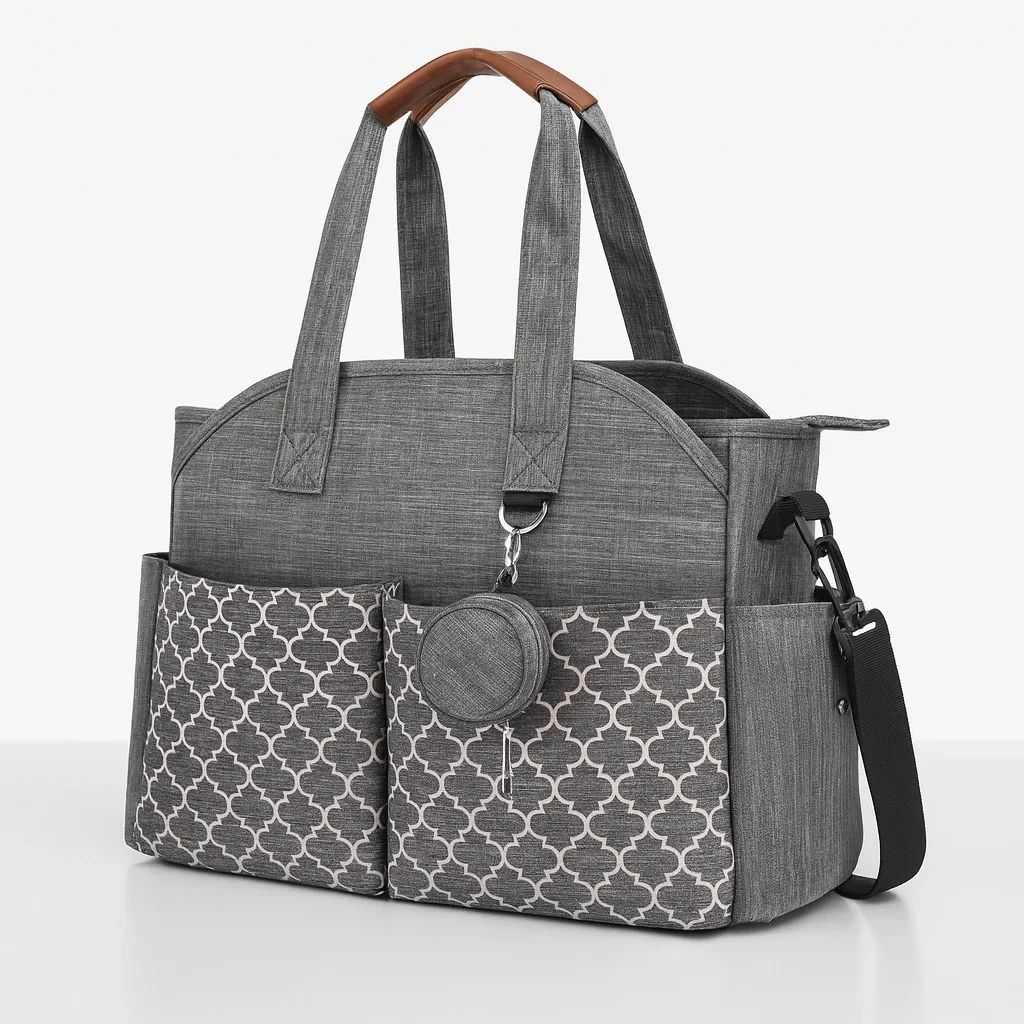 Beautiful Lux Diaper Bag – Stylish Multi-Functional Baby Organizer — Mom Essentials — Chikaro