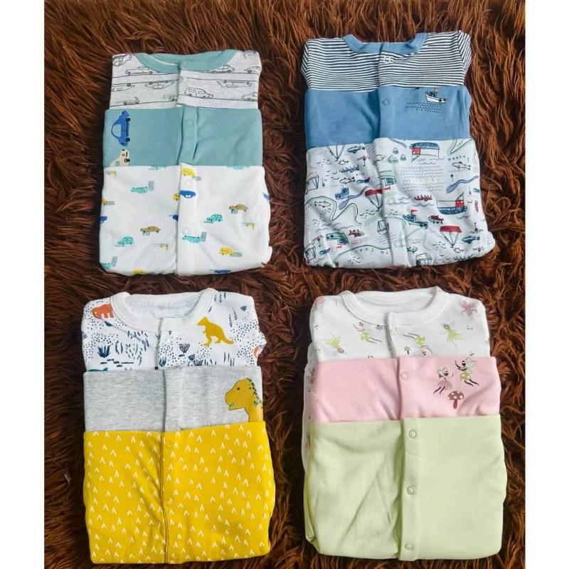 3-in-1 Baby Sleepsuit: Soft Cotton Romper for Sleep, Play & Outings — Baby Clothing — Chikaro