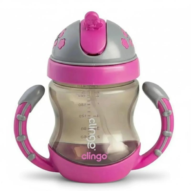 Clingo Training Cup with Handles – Baby Transition Sippy, BPA-Free — Feeding — Chikaro