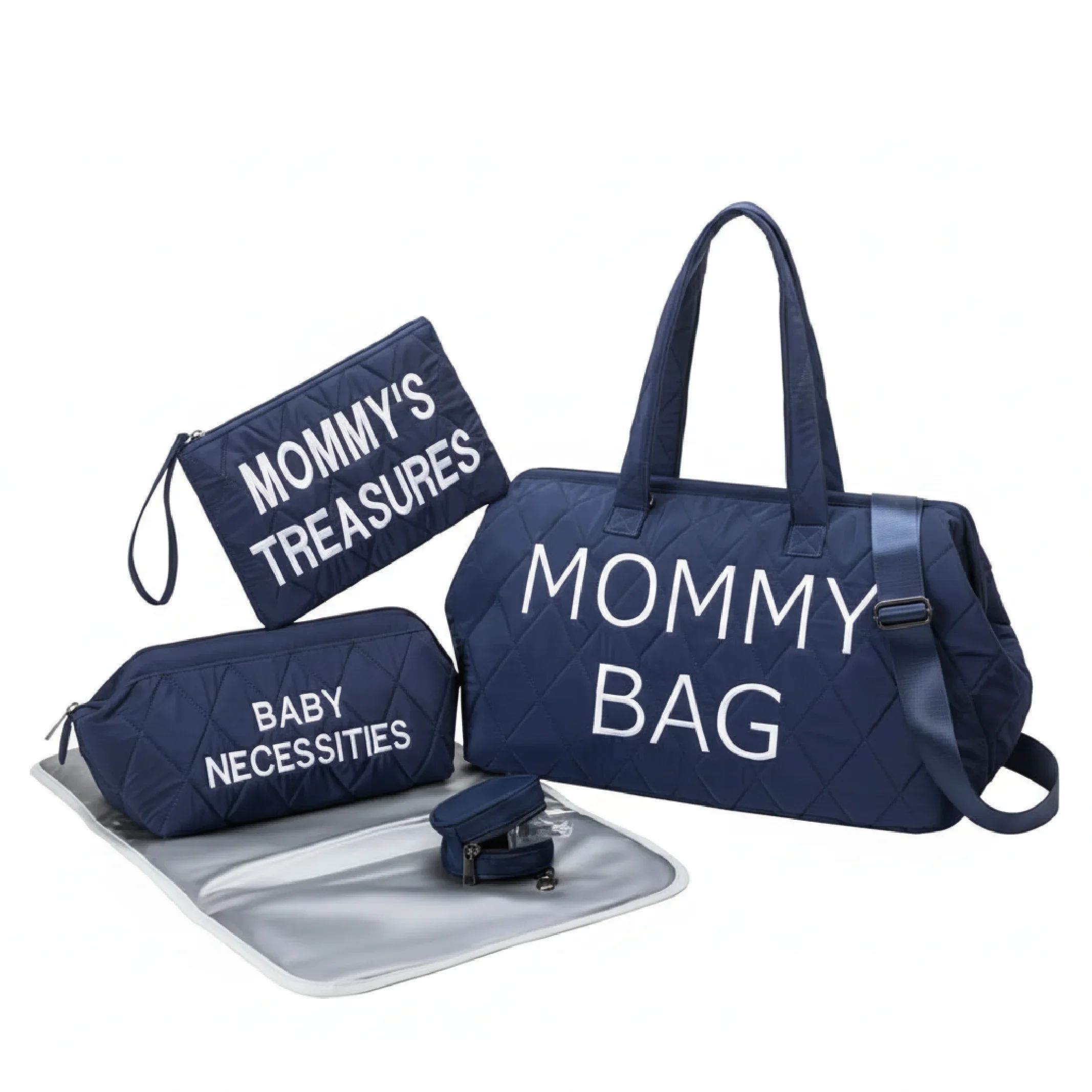 5pieces Waterproof Diaper Bag Set for Moms — Gears and Mobility — Chikaro
