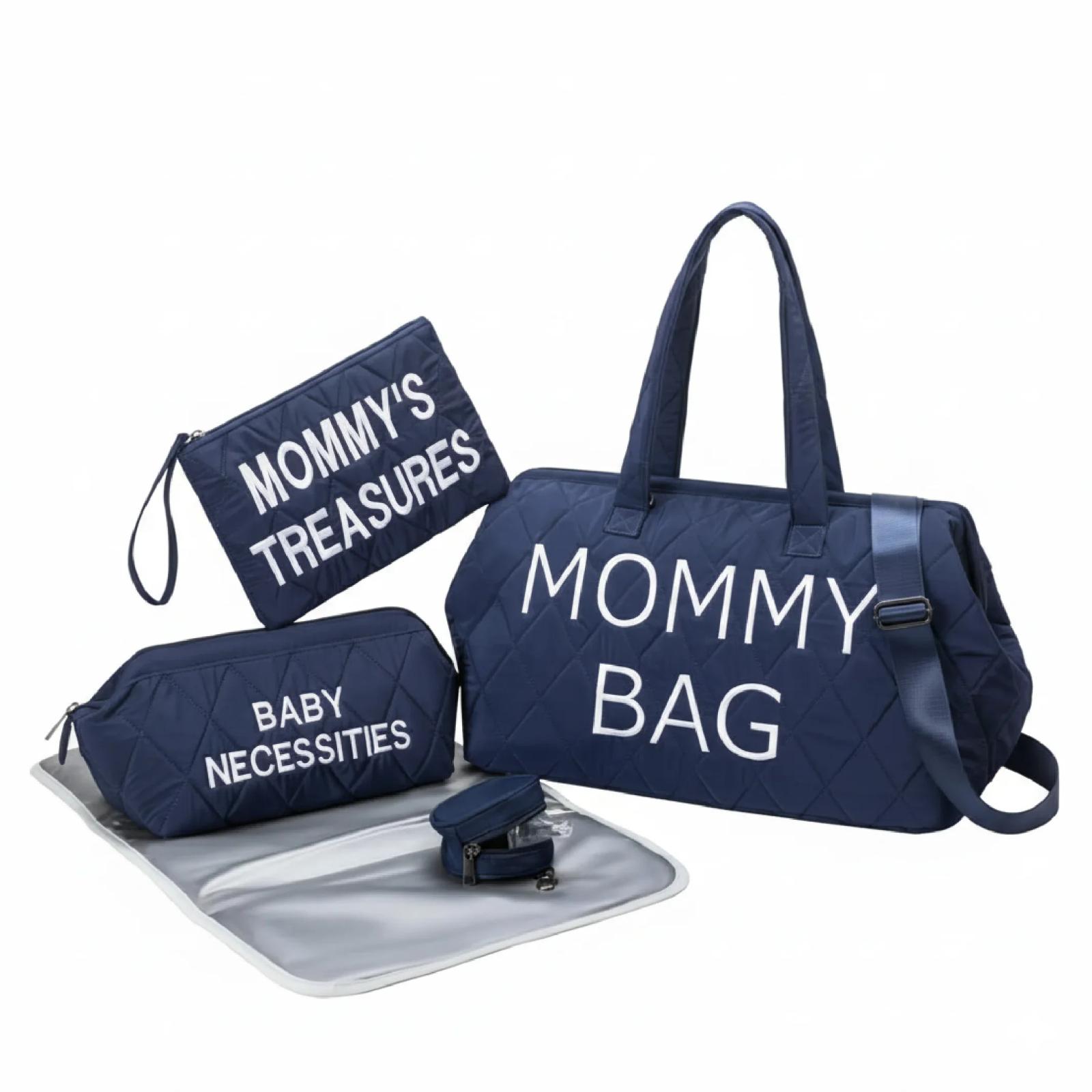 5pieces Waterproof Diaper Bag Set for Moms — image 1
