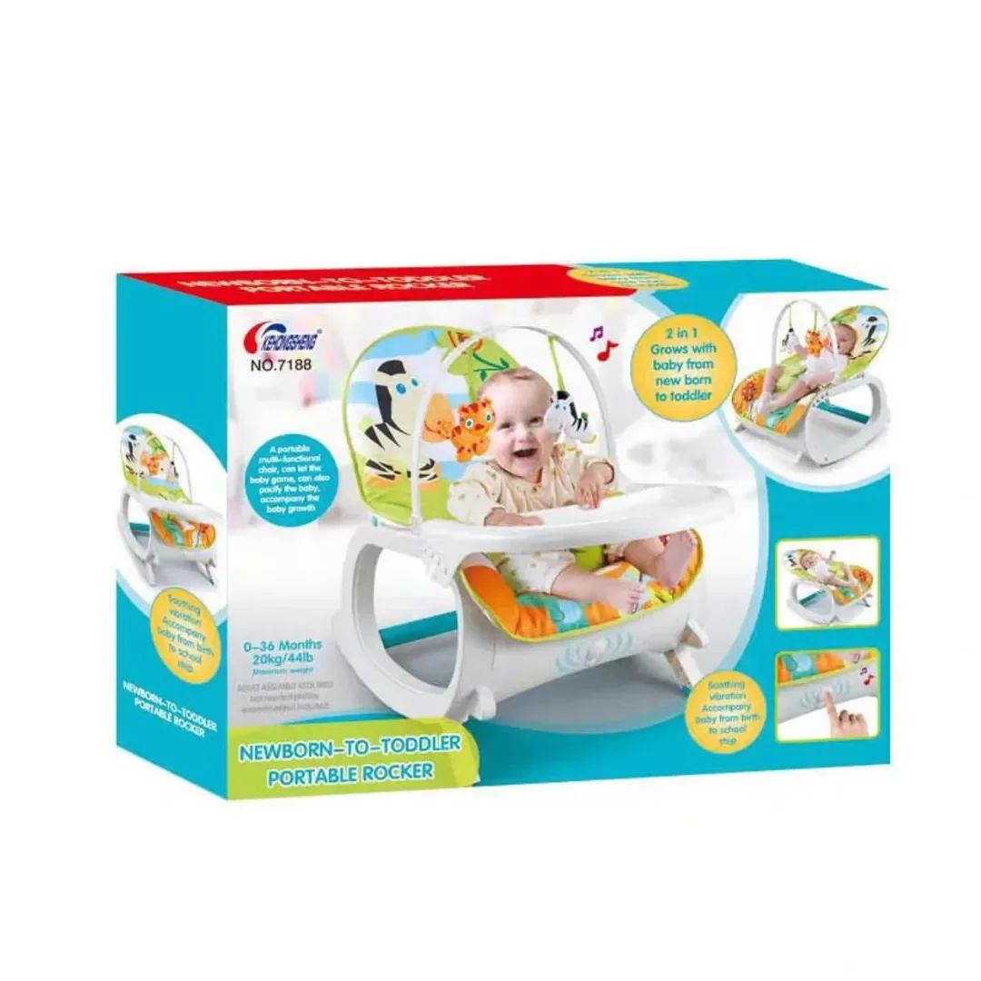 3-in-1 Baby Rocker, Bouncer & Feeding Chair | Multifunctional Seat — Nursery — Chikaro