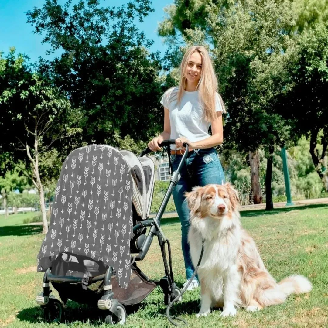 Premium Cotton Nursing Cover – Breathable, Stylish & Multi-Purpose — Nursing — Chikaro