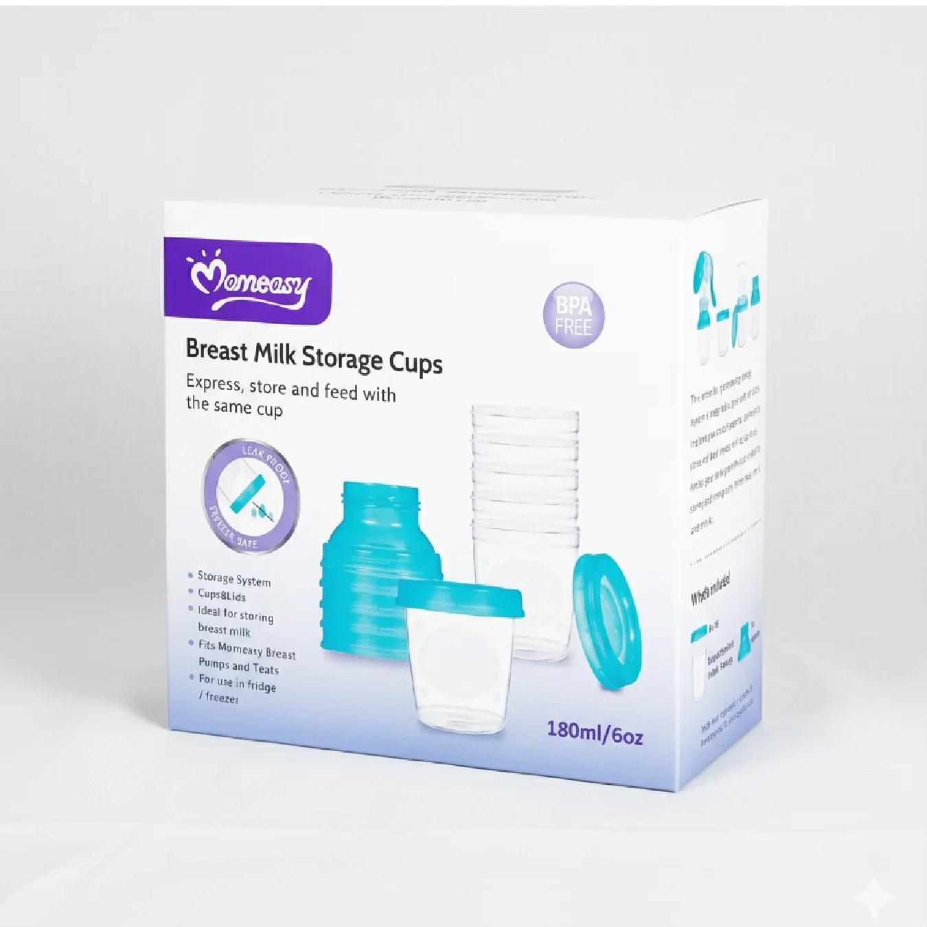 Breast Milk Storage Cups – BPA-Free, Leak-Proof, Reusable — Breast Pumps — Chikaro