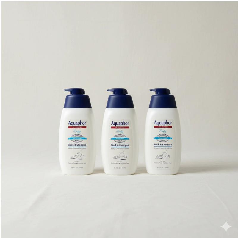 Aquaphor Baby Wash & Shampoo Gentle 2-in-1 Cleanser — Bath — Chikaro