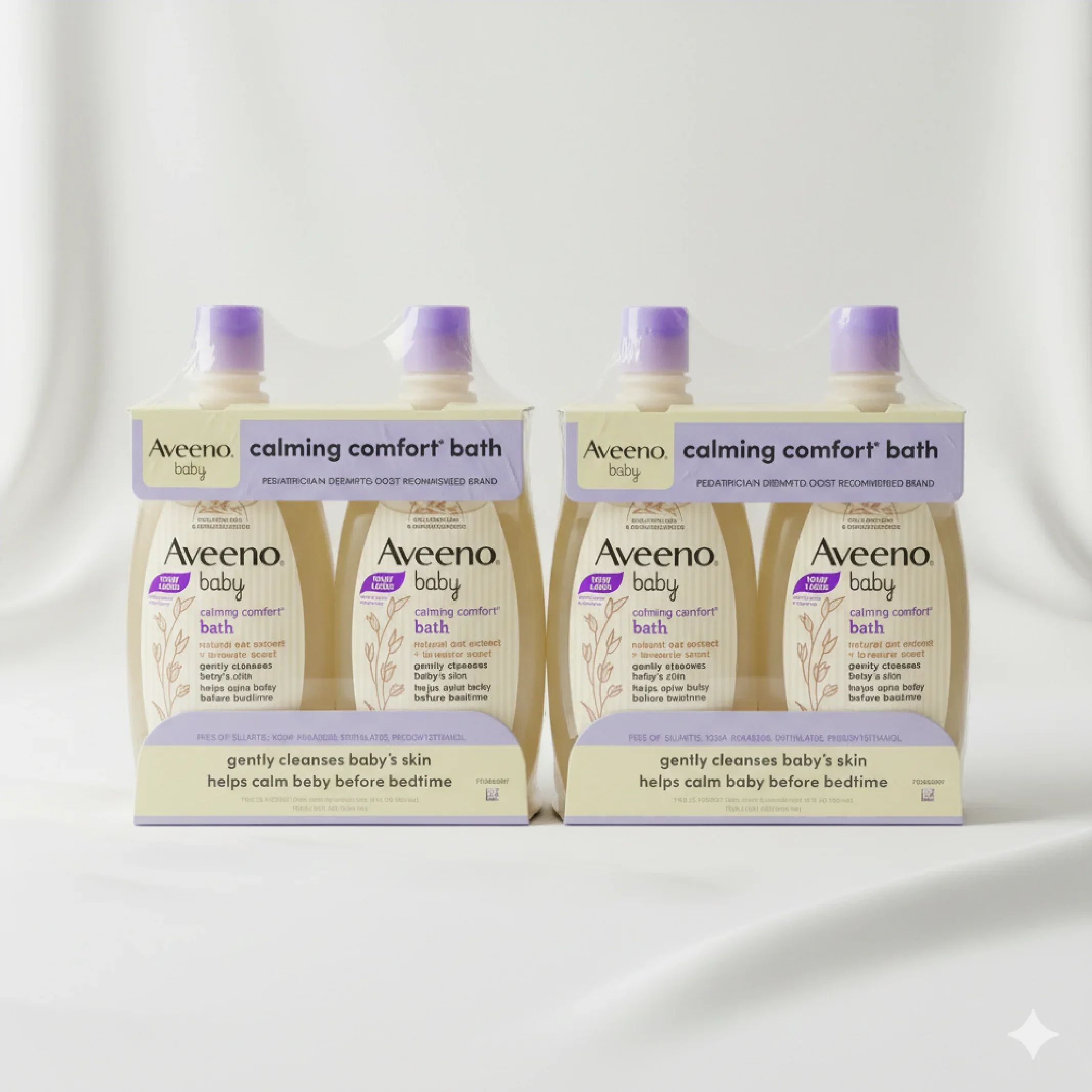 Aveeno Baby Calming Comfort Bath Wash(532ml), Tear-Free — Bath — Chikaro