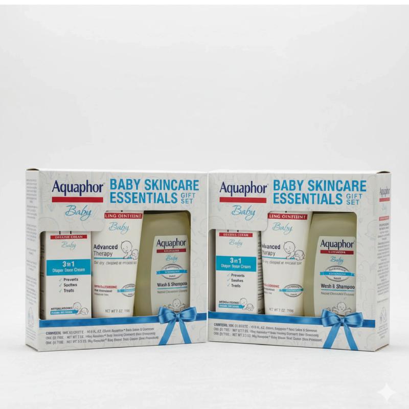 Aquaphor Baby Skin Care Essentials Gift Set – Gentle Care for Newborns & Toddlers — Health — Chikaro