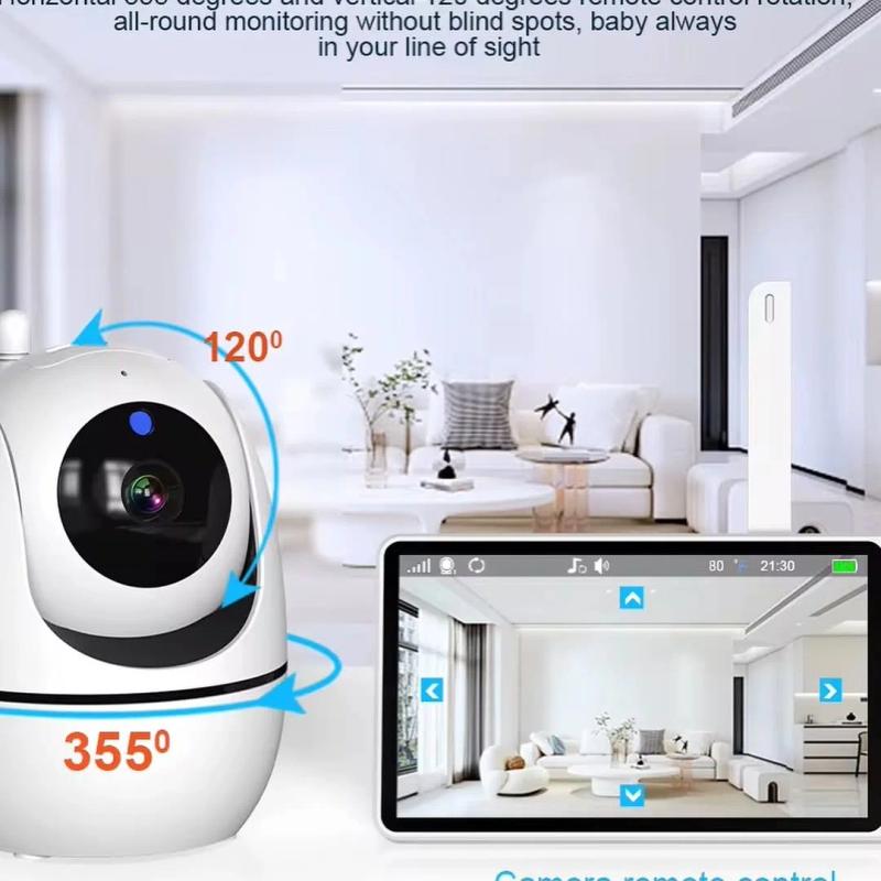 Baby Monitor – Two-Way Talk, Night Vision & Smart Temperature Monitoring — Nursery — Chikaro