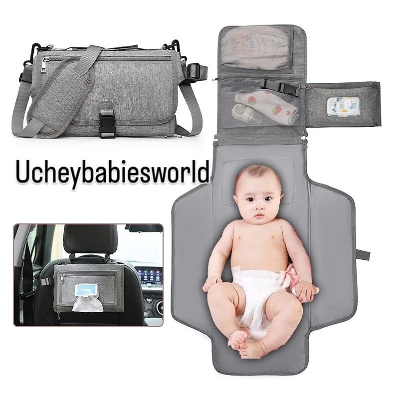 Baby Changing Mat with Pouch – Portable, Waterproof & Hygienic Diaper Change Solution — Diapers — Chikaro