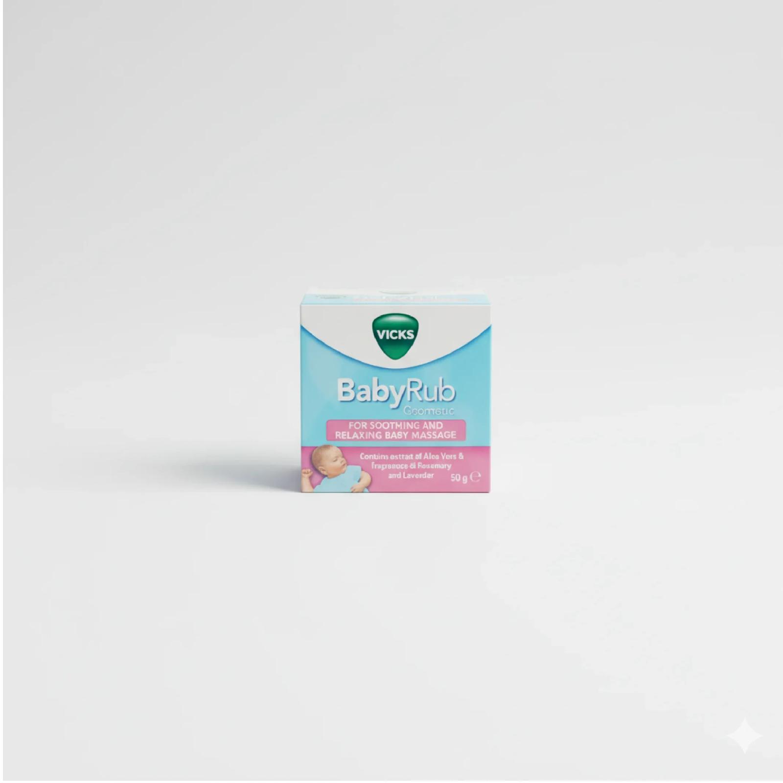 Vicks Baby Rub Soothing Massage–Relaxing Baby Care with Aloe Vera, Rosemary & Lavender — image 1