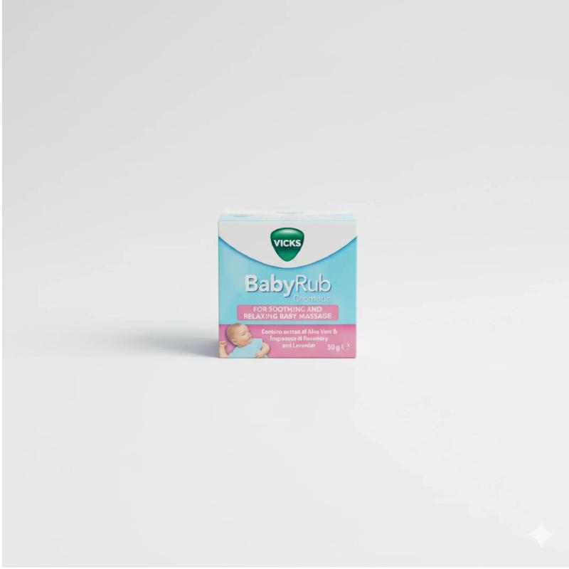 Vicks Baby Rub Soothing Massage–Relaxing Baby Care with Aloe Vera, Rosemary & Lavender — Health — Chikaro