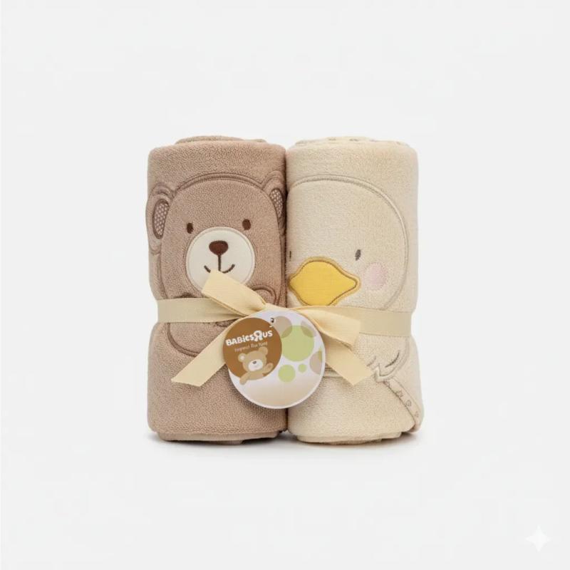 Baby Quality 2in1 Hooded Towel – Soft Absorbent Bath Towel & Cozy Wrap for Babies — Bath — Chikaro