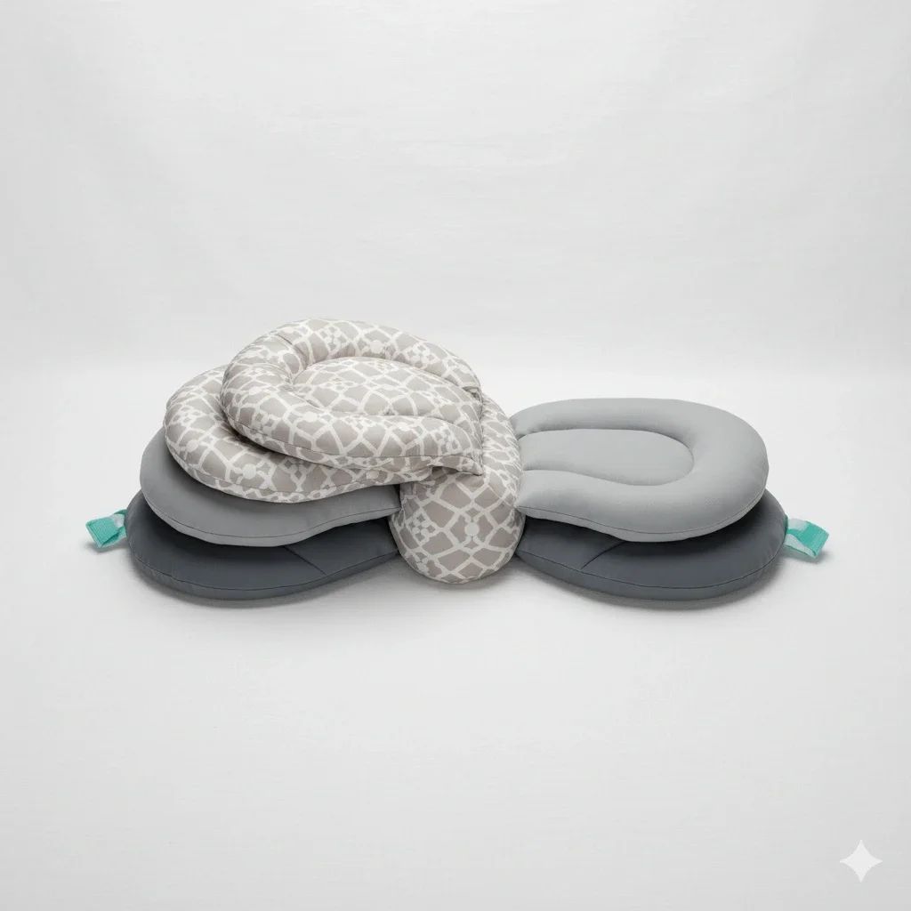 Tiibaby Adjustable Nursing Pillow – Multi-Use Support Pillow for Nursing, Reading & Rest — Pregnancy — Chikaro