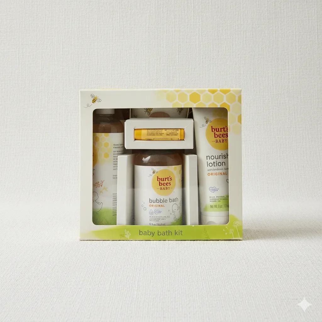 Burt's Bees Baby Bath Kit 5 Pieces Set — image 1