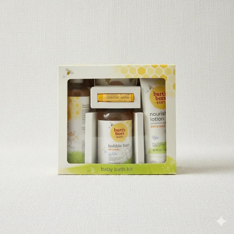 Burt's Bees Baby Bath Kit 5 Pieces Set — Bath — Chikaro