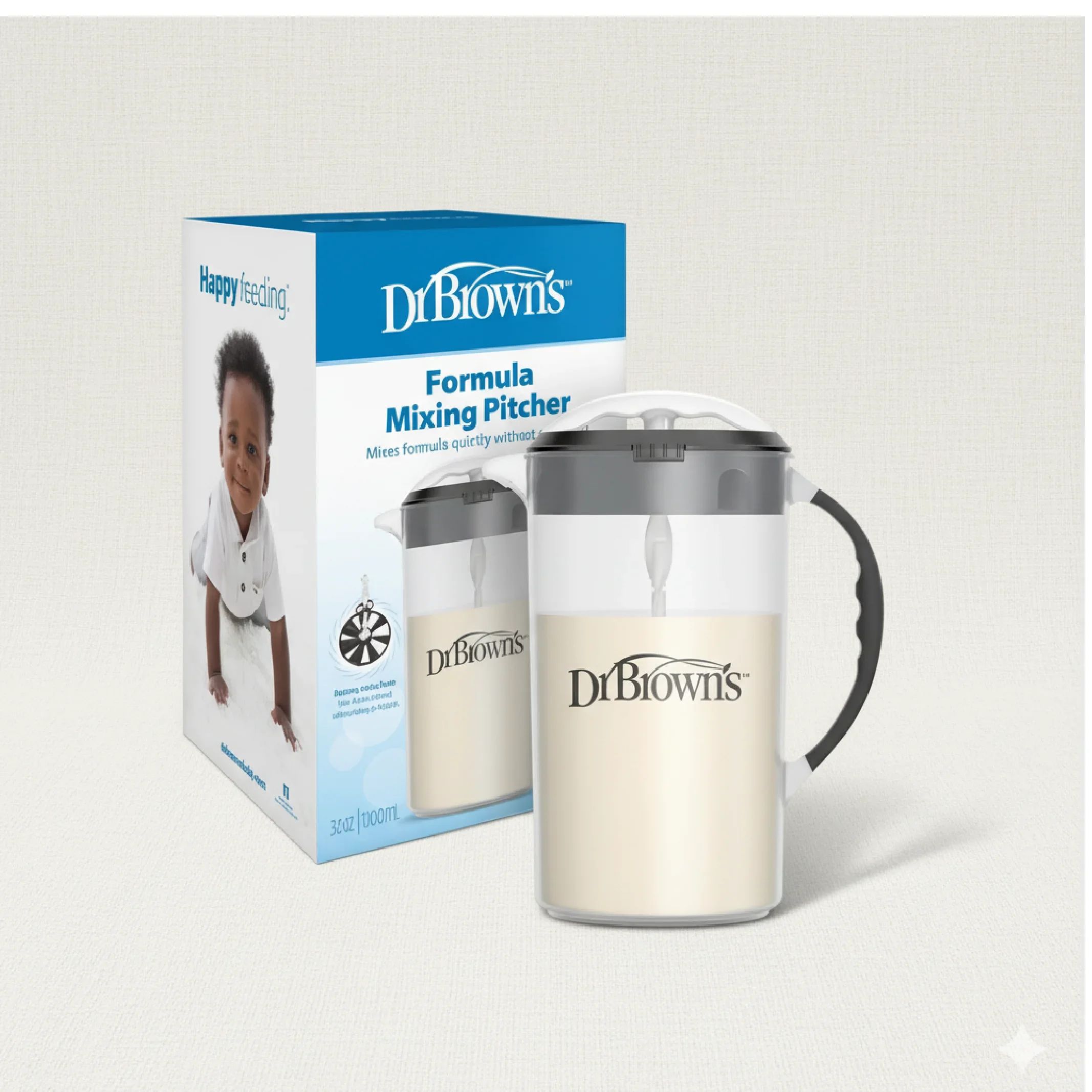 Dr. Brown's Baby BPA-Free Formula Mixing Pitcher – 36 oz — Feeding — Chikaro