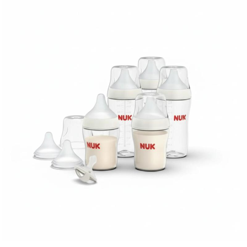 NUK Baby Feeding Bottle Set – 3 Anti-Colic Bottles (10 oz / 300 ml) — Feeding — Chikaro