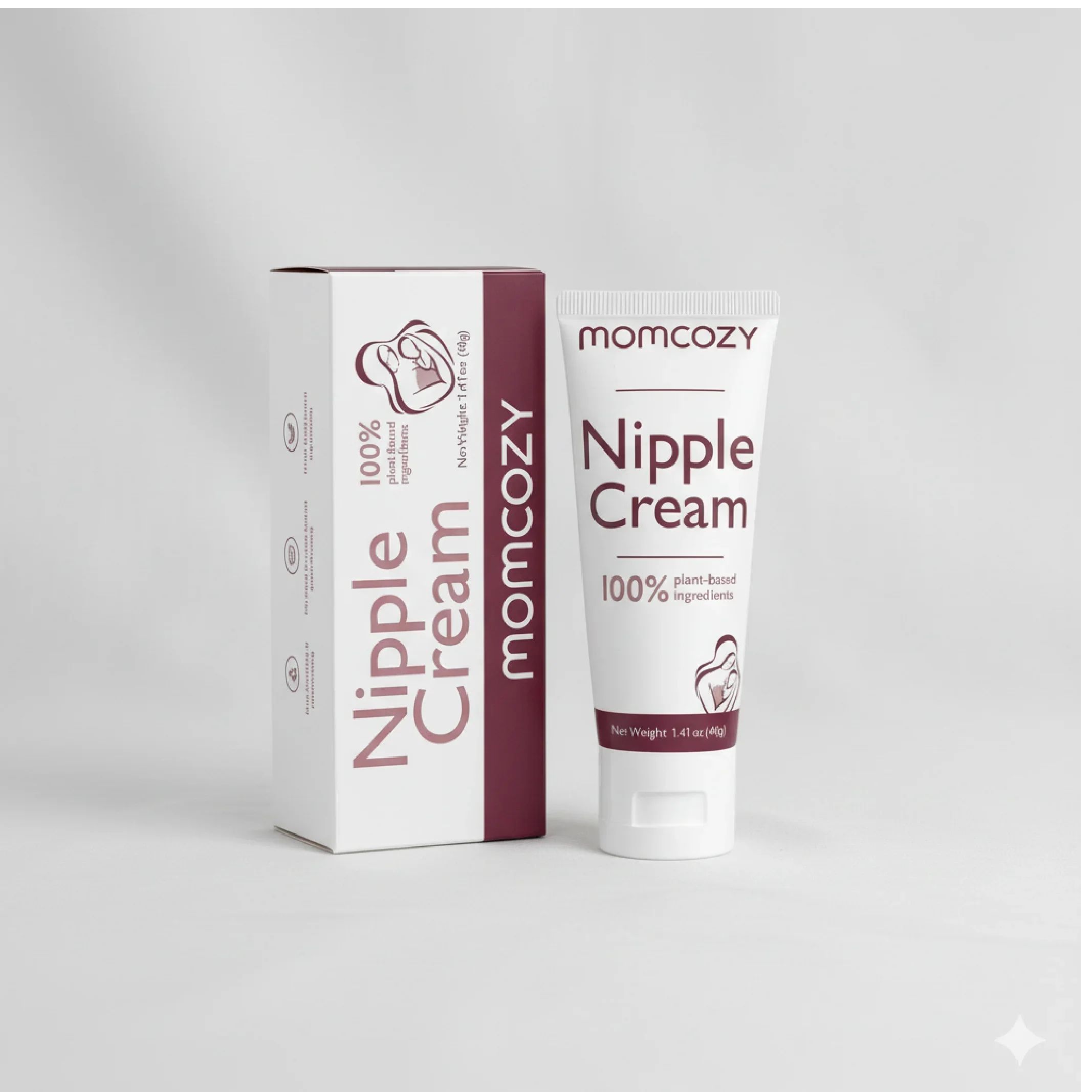Momcozy Nipple Cream – 100% Natural Lanolin-Free Nipple Balm (1.41 oz) — Nursing — Chikaro