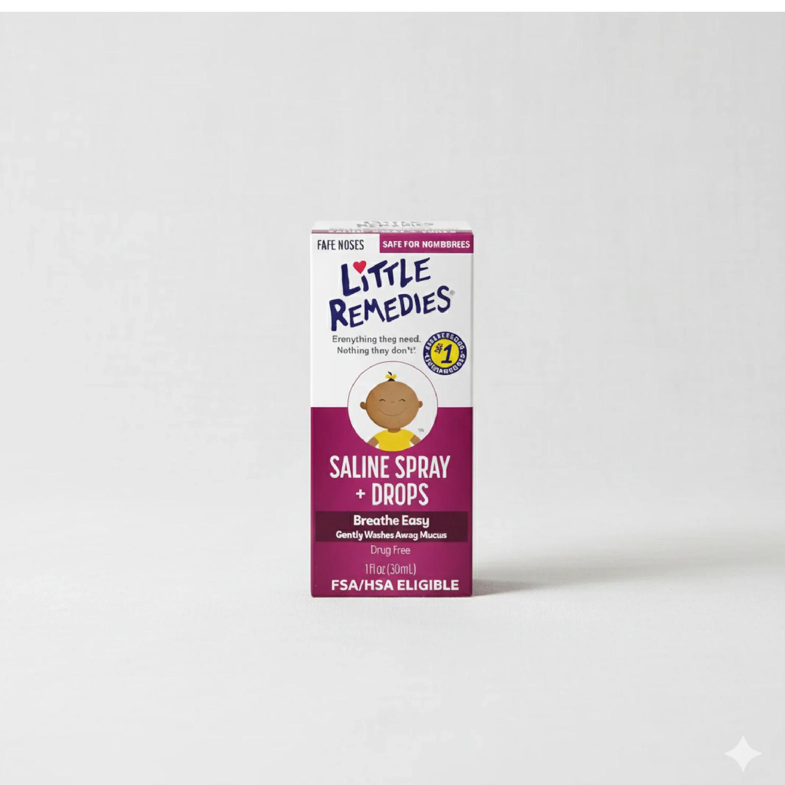 Little Remedies Noses Saline Spray Drops – 1 Fl Oz — image 1
