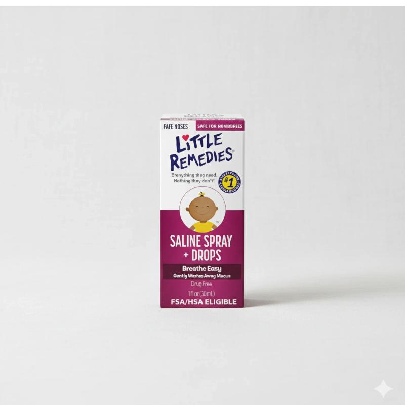 Little Remedies Noses Saline Spray Drops – 1 Fl Oz — Health — Chikaro