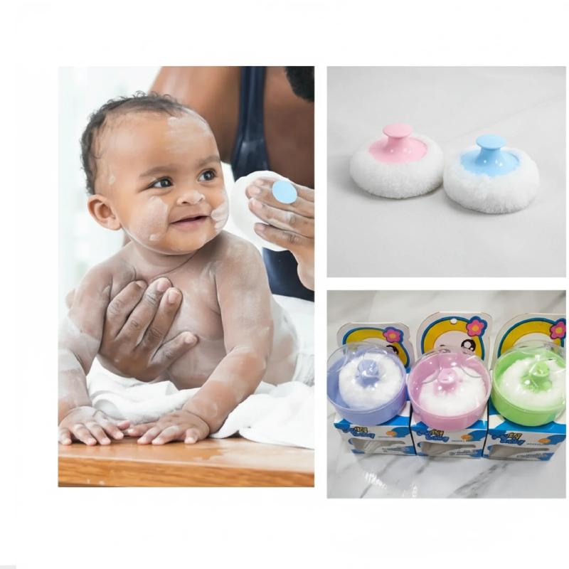 Baby Powder Puff – Soft & Gentle Applicator — Bath — Chikaro