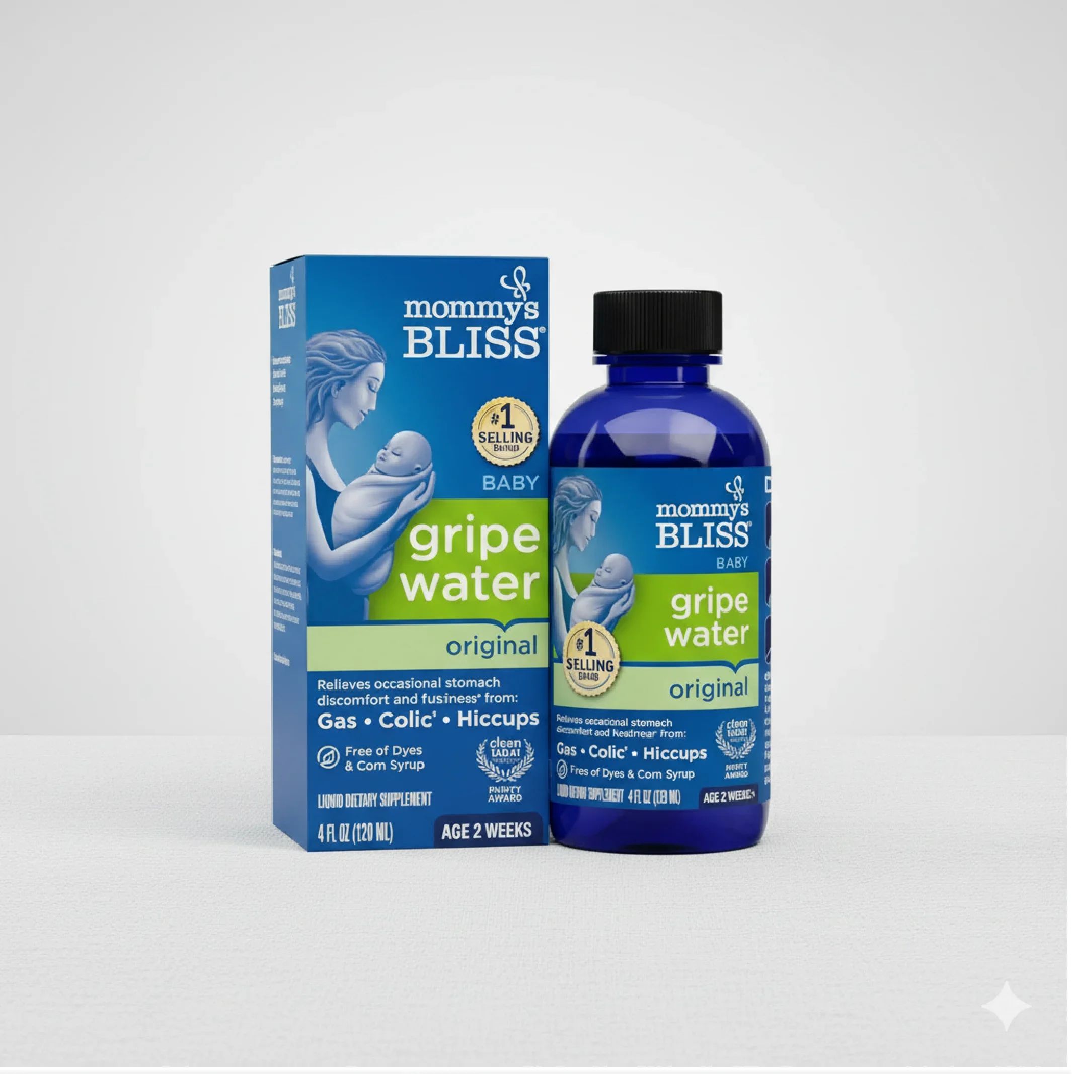 Mommy's Bliss Original Gripe Water (120ml / 4 fl oz, 2 Weeks+) — Health — Chikaro