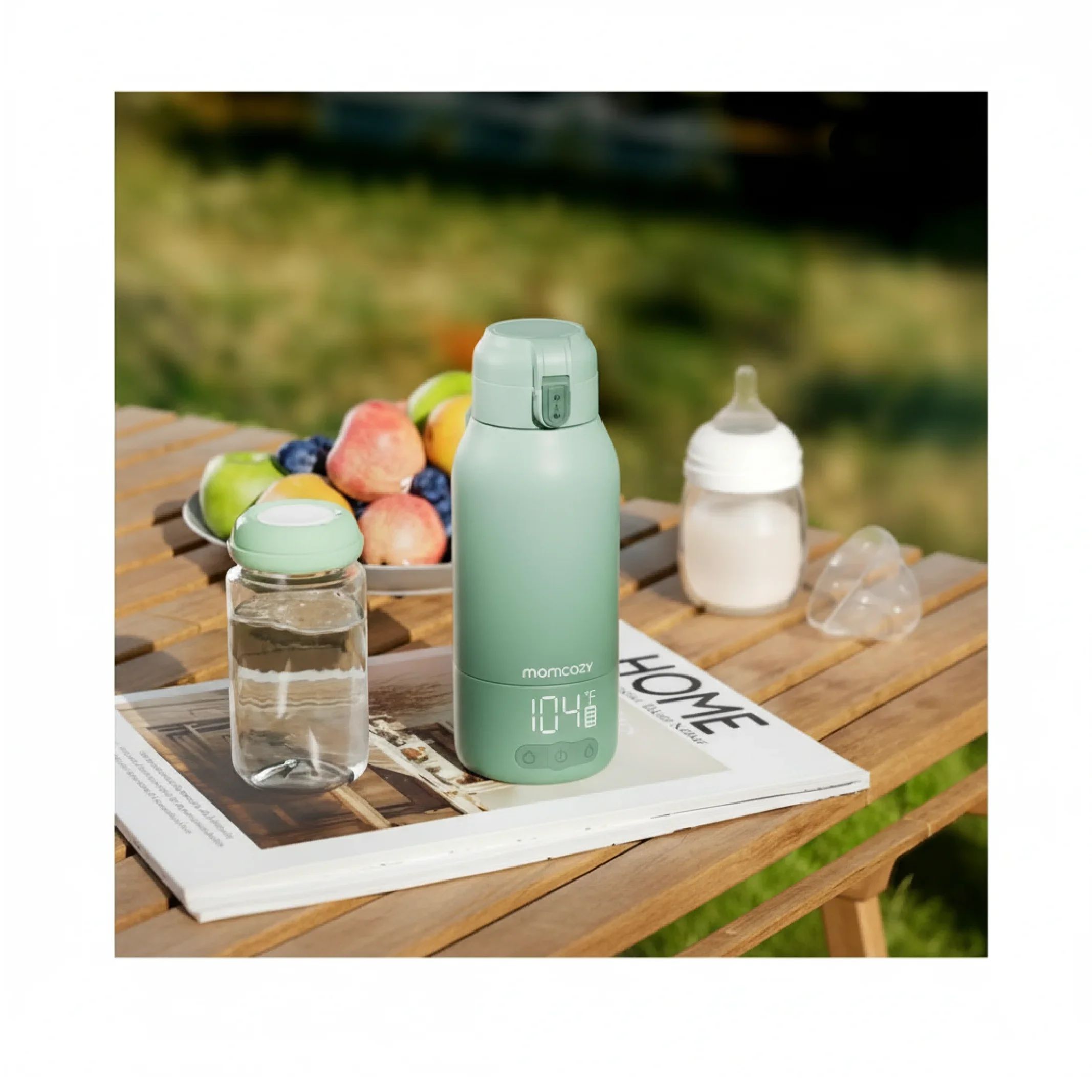 Momcozy Portable Milk Warmer for Travel (17oz Capacity) — Feeding — Chikaro