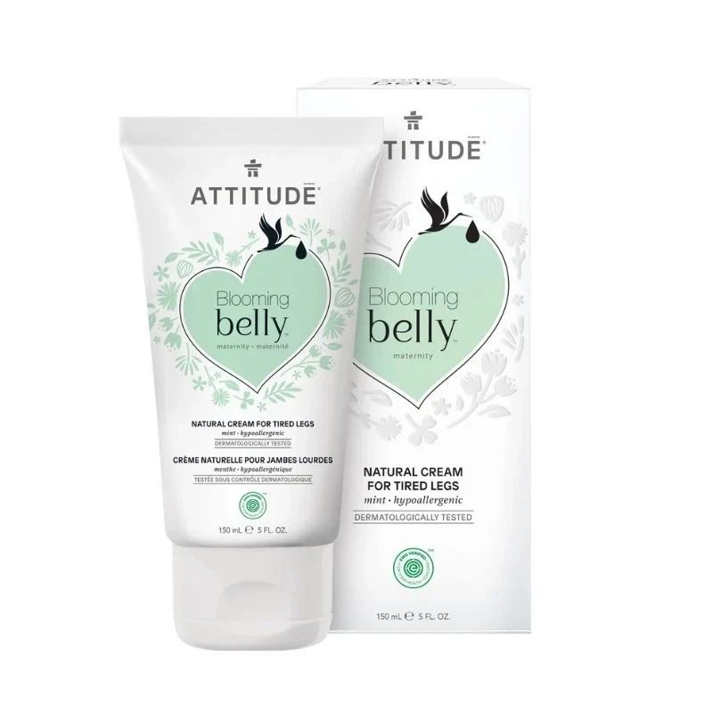 Attitude Blooming Belly Natural Cream – Soothing Cooling Relief for Pregnancy Leg Discomfort — Pregnancy — Chikaro