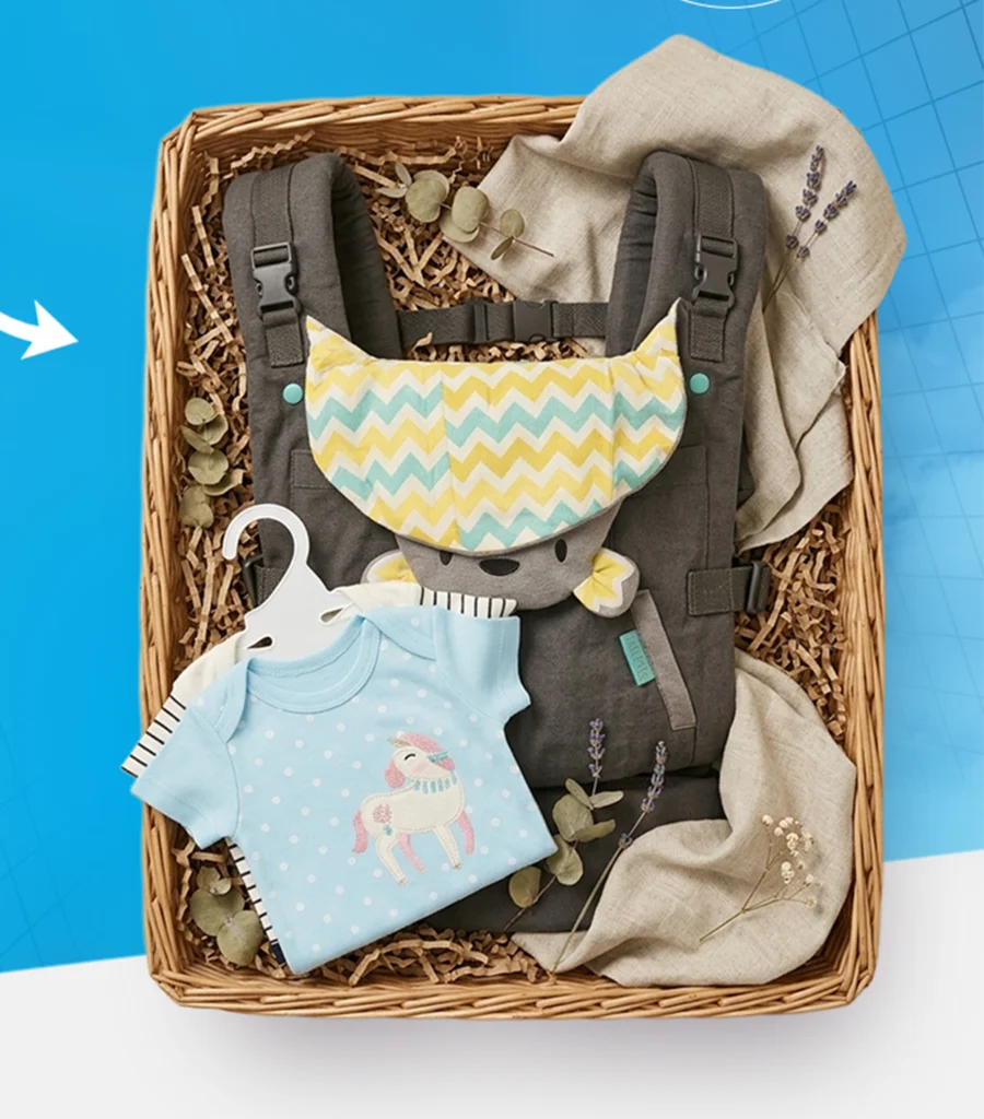 Infantino Carrier with Onesies (5pcs) — image 1