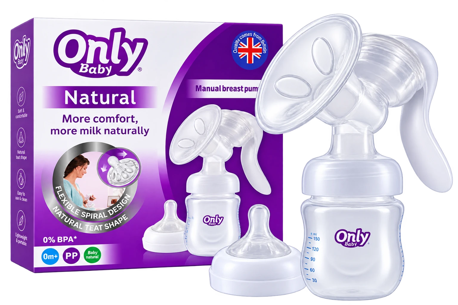 Only Baby Single Manual Breast Pump — Breast Pumps — Chikaro