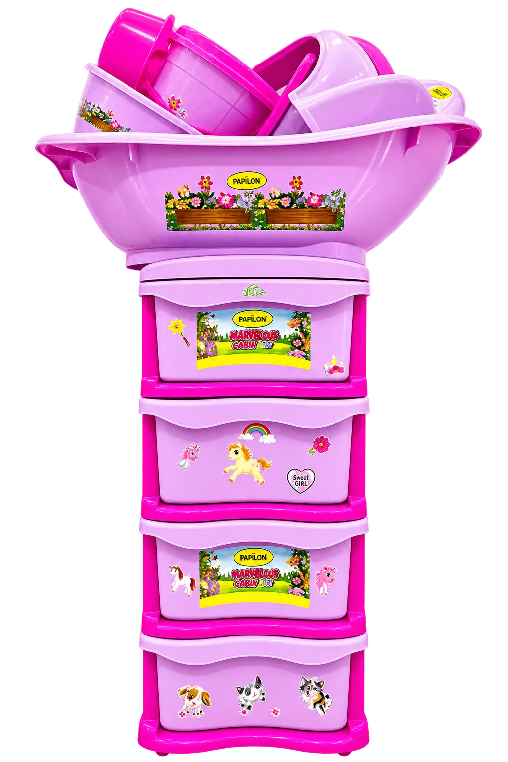 Papillon 7‑in‑1 Baby Bathtub Set — image 1