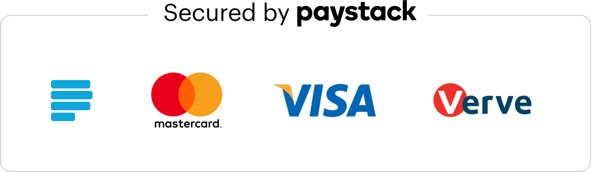 Paystack, Mastercard, Visa and Verve
