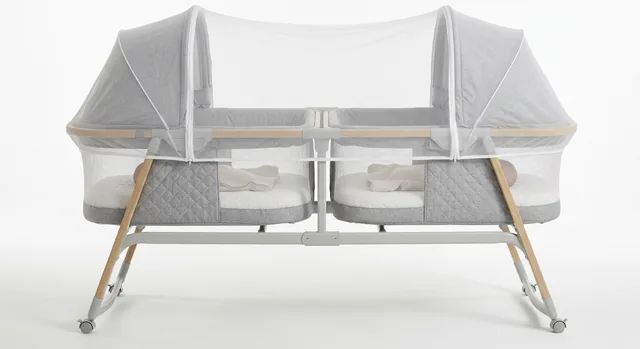 Baby Bed with Net for Twins
